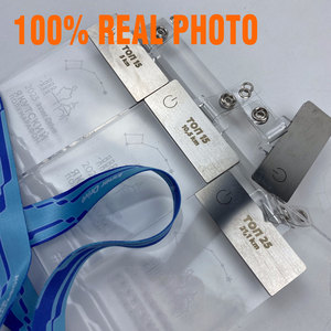 Custom Name Badge Premium <b>Rechargeable</b> <b>LED</b> <b>Light</b> Up Acrylic Visitor Name Badge with Logo for Employee Staff Corporate Conference - Product Image 2