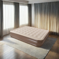Matelas pneumatique en PVC certifié BSCI, taille Queen, design moderne, pliable, épaisseur >30 cm, pour école, parc, chambre, hôpital, extérieur, maison