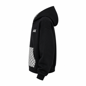 Sweat à capuche réversible personnalisé à double fermeture éclair pour homme et femme, en molleton épais, style streetwear - Product Image 4