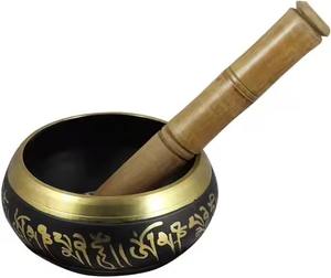 Bol chantant en métal martelé à la main de qualité supérieure pour la méditation, la guérison sonore, le yoga, la relaxation, la pleine conscience et l'utilisation spirituelle - Product Image 1