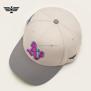 Casquette de baseball verte personnalisée à visière plate, broderie 3D, 6 panneaux, chapeau de sport |   Brim plat respirant et réglable |   Premium Unisexe 100% - Product Image 2