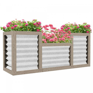 Wholesale Metal Raised <b>Garden</b> Bed With High Arched Trellis Outdoor Oval <b>Planter</b> Box Kit For Climbing <b>Vegetables</b> Flowers - Product Image 2