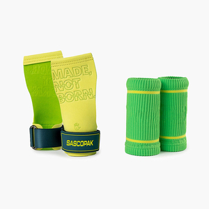Sascopak Chalk Crossfit Hand Grips avec Bande de Poignet pour Haltérophilie, Tractions, Cross Training, Magnésium Calleras, Service OEM/ODM - Product Image 1