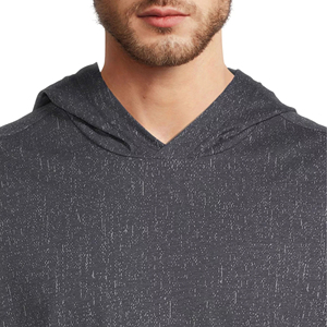 Sudadera con Capucha de Manga Corta Personalizada para Hombre, Invierno, Aire Libre, 100% Algodón, Felpa, Impresión Digital Sólida, Casual, Primavera, Otoño, Ligera, 2 Piezas - Product Image 4