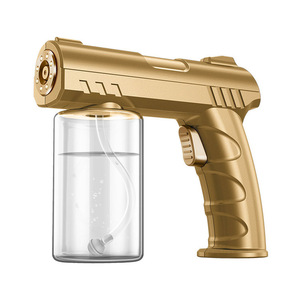 Pistola de Pulverización Nano Desinfectante Recargable, Inalámbrica, Portátil, con Batería, Luz Azul, Vaporizador Nano Desinfectante - Product Image 1