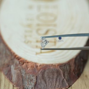 เพชรทรงหัวใจเพาะเลี้ยงในห้องปฏิบัติการ Loista สี F รับรองโดย IGI รุ่น 639455086 สำหรับทำเครื่องประดับ - Product Image 3