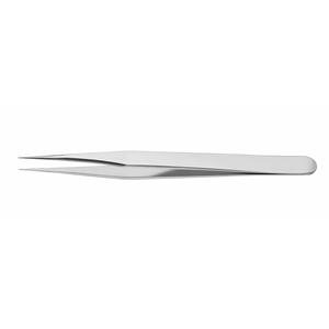 Pinces de bijoutier en acier inoxydable NAZIR & HABIB, instrument de manipulation de précision pour usage chirurgical et hospitalier, certifié CE ISO13485 - Product Image 1