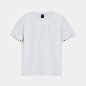 เสื้อยืดคอกลมผู้ชาย ผ้าฝ้าย 100% ทรงหลวม ระบายอากาศได้ดี สั่งทำได้ตามต้องการ MOQ ต่ำ ราคาขายส่ง มีความต้องการสูง - Product Image 4