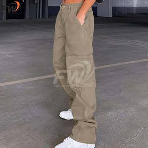กางเกงคาร์โก้แบบยูนิเซ็กซ์พร้อมกระเป๋าใช้งานได้จริง ผ้าทนทาน ใส่สบาย เหมาะสำหรับชุดลำลองประจำวัน - Product Image 5