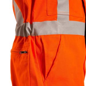 Vêtements de travail haute visibilité, sécurité, réfléchissants, respirants, en coton et polyester, ignifuges, résistants à la chaleur 800°C, antistatiques - Product Image 4