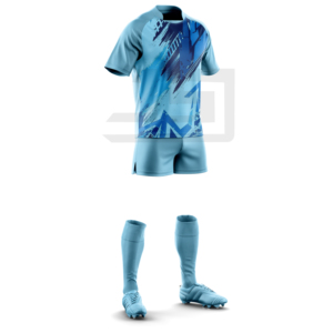 Kit de tournoi de rugby personnalisé, maillot et short sublimés, respirant, léger, vêtements de sport athlétiques, clubs, équipes professionnelles, 100% - Product Image 3