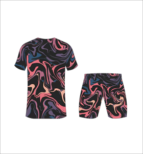 Conjunto de Uniforme de Fútbol Personalizado por Sublimación en Rosa y Negro, Transpirable, para Entrenamiento, Venta al Por Mayor, Secado Rápido - Product Image 2