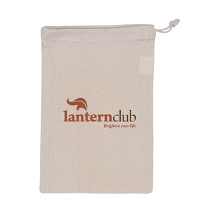 Eco-Friendly Cotton Drawstring <b>Bag</b> with Letter Pattern <b>Medium</b> <b>Size</b> Made in Gujarat for Storage Party & Gift Use - Product Image 6