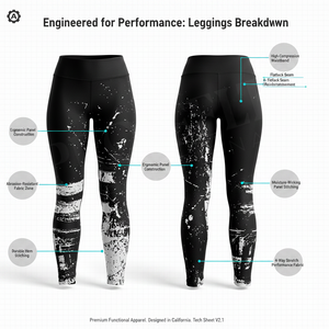 Leggings de sport, de jogging et de yoga en tissu polyester et élasthanne, design personnalisé basique, sublimation OEM, nouvelle qualité supérieure, coupe ajustée. - Product Image 2