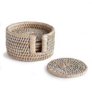 Latest Quality Design Rattan Coaster Jute Coaster Rope Coaster Place Mats Woven Rattan Coaster Mats At very good wholesale Price - Product Image 6