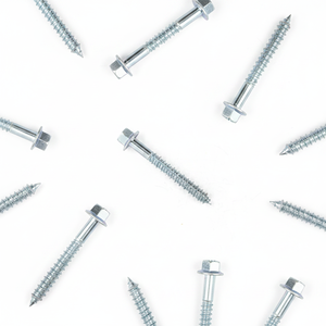Tornillo de Acero al Carbono de Alta Resistencia Clase 4, Métrico/Pulgadas, HRC22-32, Punta Afilada, Cabeza Hexagonal Externa, Rosca Gruesa para Madera, DIN 571, Marca PDC - Product Image 1