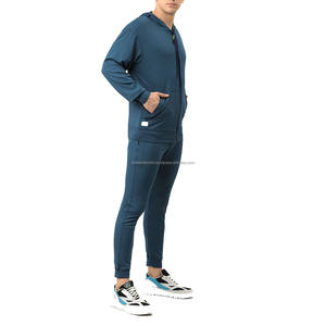 ชุดวอร์มผ้าคอตตอนขนาดใหญ่สำหรับผู้ชาย, ชุดเสื้อผ้าแนวสตรีทมีฮู้ดและกางเกงวอร์มไซส์ใหญ่พิเศษใส่สบายและมีสไตล์ - Product Image 2