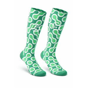 Calcetines Deportivos Personalizados para Hombre, Antibacterianos, Transpirables, de Secado Rápido, de Algodón/Spandex/Poliéster, Calcetines de Punto para Primavera - Product Image 1