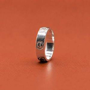 Minimalist <b>925</b> <b>Silver</b> <b>Ring</b> With Screw Design Unisex Everyday Wear - Product Image 3
