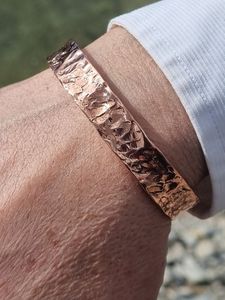 hammered design top seller <b>copper</b> cuff Handmade <b>Copper</b> Cuff <b>Bracelet</b> Vintage Textured Unisex Jewelry Antique Finish - Product Image 1