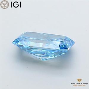 เพชรคุณภาพเยี่ยม 2.50 กะรัต ผลิตในห้องปฏิบัติการด้วยวิธี CVD ความใสระดับ VS1 สีฟ้าสดใสทรงรัศมี พร้อมใบรับรอง IGI สำหรับแหวนหรู - Product Image 6