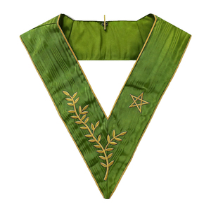 Collar Masónico de Director de Ceremonias, Protector Interior del Collar Masónico, Collar Masónico Tyler, Collar Masónico de Capellán - Product Image 5