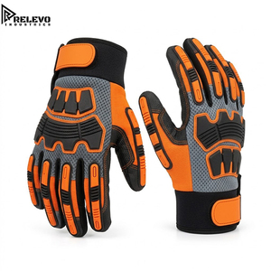 Guantes de Trabajo OEM, Grises y Naranjas, Protección para las Manos con Absorción de Impactos, Equipo Profesional para Mecánicos, Almacenes y Trabajo General - Product Image 1
