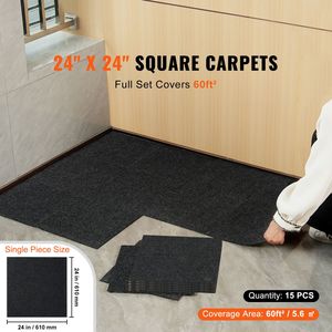 Piastrelle di Moquette Autoadesive 24FT X 24FT, Morbide e Imbottite, Facili da Installare per Uffici - Product Image 2