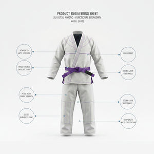 Uniforme de Jiu Jitsu Brasileño para Todas las Temporadas, Kimono de BJJ, Artes Marciales, Transpirable, OEM ODM, para Niños, Hombres y Mujeres, Uniforme de MMA - Product Image 2