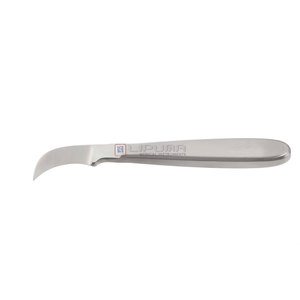 Scie à pointe courbée en acier inoxydable fin de 7 po (18 cm), instrument manuel à tige droite, approuvé par MOL Safety, instruments chirurgicaux de base - Product Image 1