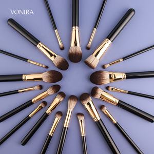 Vonira Beauty Ultimate Pro 22 Pc Master ชุด Make Up ชุดแปรงแต่งหน้า Foundation Powder อายแชโดว์ชุดแปรง - Product Image 2