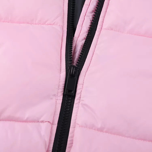 Boys and Girls Hooded Winter Bomber Coats Candy-Colored Puffy Jacket in Polyester <b>Bubble</b> Design for <b>kids</b> puffer jacket - Product Image 3