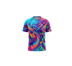T-shirt sportif personnalisé avec logo frontal par sublimation, polyester, séchage rapide, pour hommes et femmes, vêtements de sport, fitness, course à pied - Product Image 1