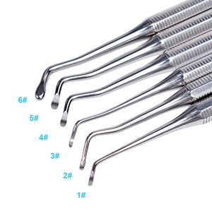 Excavador Dental de Doble Punta de Acero Inoxidable, Cuchara Excavadora para Restauración de Cavidades, Removedor de Caries y Dentina, Instrumento Dental - Product Image 4