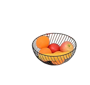 Metal Wire Fruit Bowl Iron Arts Fruit Storage <b>Baskets</b> For Kitchen Counter Countertop Vegetables <b>Bread</b> Snacks Potpourris - Product Image 5