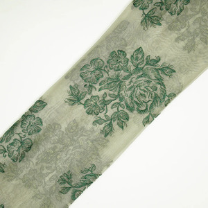 Tela de Encaje Bordado de Alta Calidad, Elegante Tela de Malla Estampada con Jacquard Floral para Vestidos de Novia y Decoración de Prendas - Product Image 4