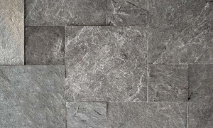 Dalles de quartzite gris argenté TSF, sciées sur six côtés, polies, pour revêtement mural et sol, projets extérieurs haut de gamme - Design moderne - Product Image 3