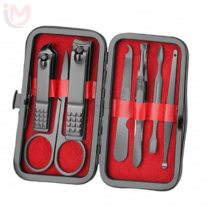 Kit de manucure 7 en 1 en acier inoxydable, ensemble d'outils de manucure, étui portable, style classique, usage adulte - Product Image 3