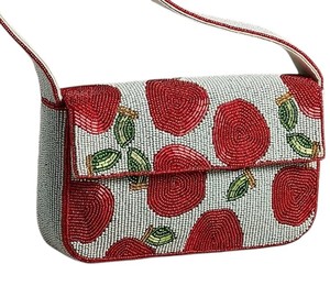 Handmade Luxury Trendy Seed Beads Embroidered Strong Safe Customizable Shoulder Bag with Boho Floral Design Pattern - Product Image 6