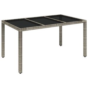Ensemble de salle à manger de jardin gris foncé avec coussins pour l'accueil en plein air - Product Image 3