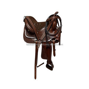 Diseño único Muy cómodo Western Pleasure Riding Horse Saddle para montar y competir Real Herman Oak Leather Saddle - Product Image 1