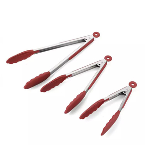 Pinzas de silicona resistentes al calor para una experiencia segura de cocina, horneado, fritura, asado y servicio de barbacoa - Product Image 6