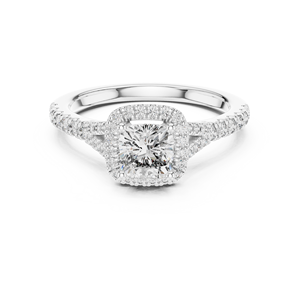 Wholesale 925 Sterling Silver Round Cut Moissanite <b>Diamond</b> <b>Ring</b> Engagement Jewelry OEM ODM Manufacturer Supplier - Product Image 1