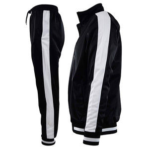 Custom Logo Winter Casual Printed Men <b>Polyester</b> <b>Tracksuit</b> Set Lightweight Breathable Quick Dry Jogger Suit Gym Workout - Product Image 4