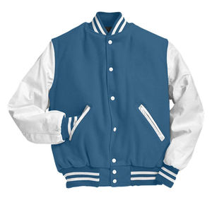 Custom Made Letterman Baseball <b>Jacket</b> <b>Leather</b> Sleeves Wool Custom Baseball Letterman - Product Image 4
