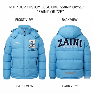 ZAINI Premium 300T Polyester 500g Waterproof Windproof Camouflage Puffer Jacket <b>Quilted</b> Hooded <b>Winter</b> Coat Men's - Product Image 1