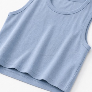 100% cotton <b>men's</b> tank quick dry knitted <b>vest</b> <b>men's</b> casual o-neck solid color sleeveless <b>men's</b> tank top <b>vest</b> - Product Image 5