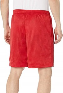 Shorts en maille rouge pour homme, taille élastique, respirants, légers, athlétiques, bermudas décontractés, shorts de sport - Product Image 4