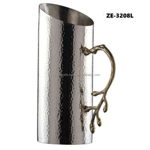 Jarra de Metal Hecha a Mano de Lujo para Decoración del Hogar, Jarra Plateada Disponible para Restaurantes, Hoteles y Hogares a Precio de Mayoreo, Navidad - Product Image 2