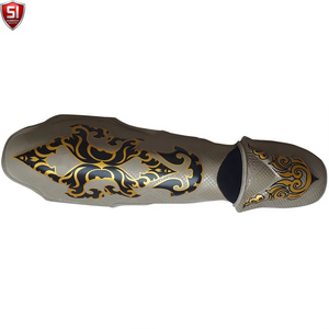 Boxing Shin Guard Combat Training Shin Instep <b>Ankle</b> Protector MMA Muay Thai Leg <b>Warmers</b> Light Kicking Shin Pads PU - Product Image 5